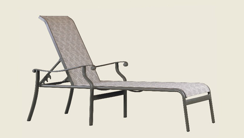 Mandalay Single Adjustable Sling Chaise