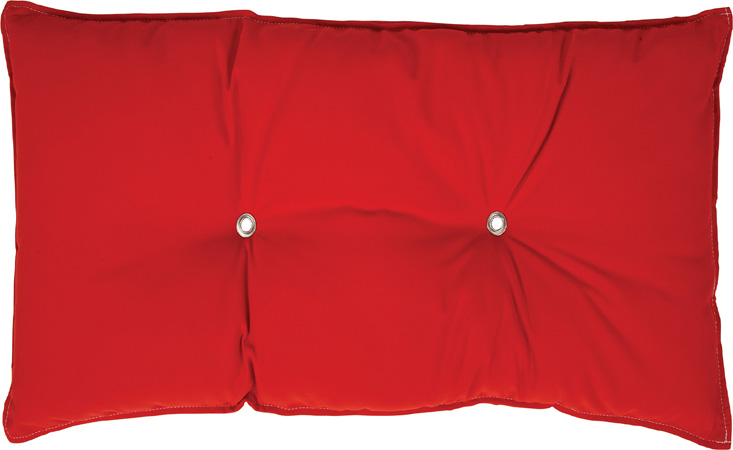 Tufted Hammock Pillow - Jockey Red