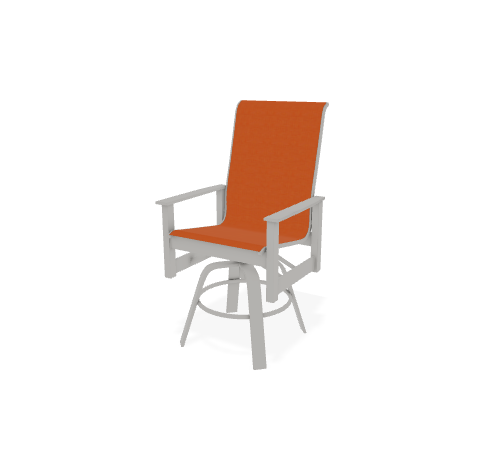 Balcony Height Swivel Arm Chair