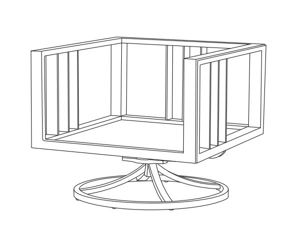 Malibu Club Swivel Rocker
