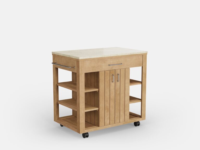 Sage Teak Serving Buffet (Silica)