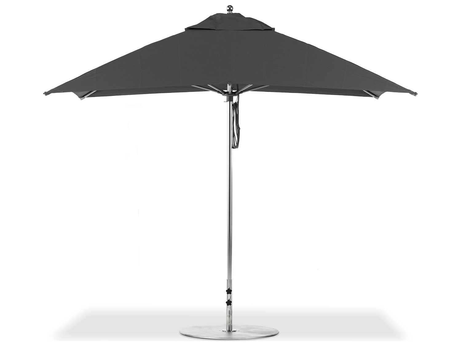 10' G-Series Monterey Giant Square Fiberglass Market Umbrella