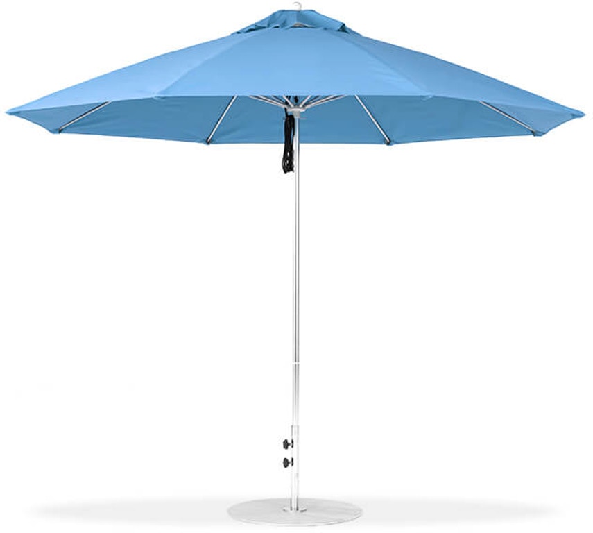 11' Octagon Fiberglass Pulley Lift Umbrella