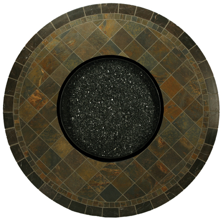 54" Rd. Slate J Firepit Top