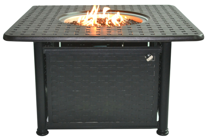 Atlas 42" Sq Chat Height Fire Pit 