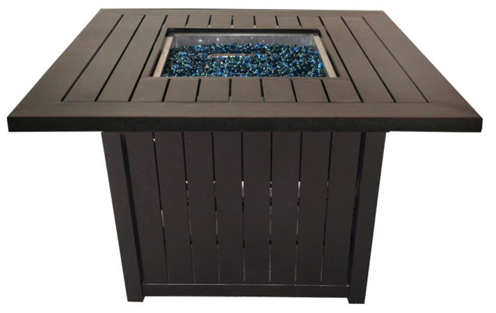 Drift 44" Sq Chat Height Fire Pit 