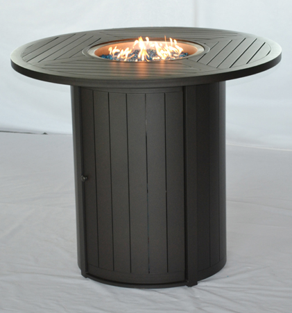 Drift 50" Rd Bar Height Fire Pit 