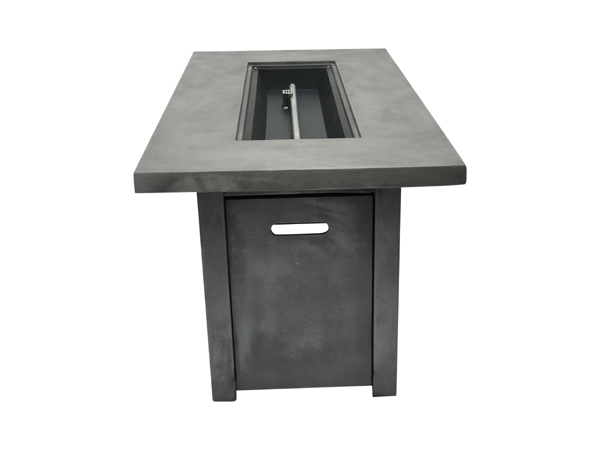 Concrete 54" x 28" Chat Height Fire Pit 