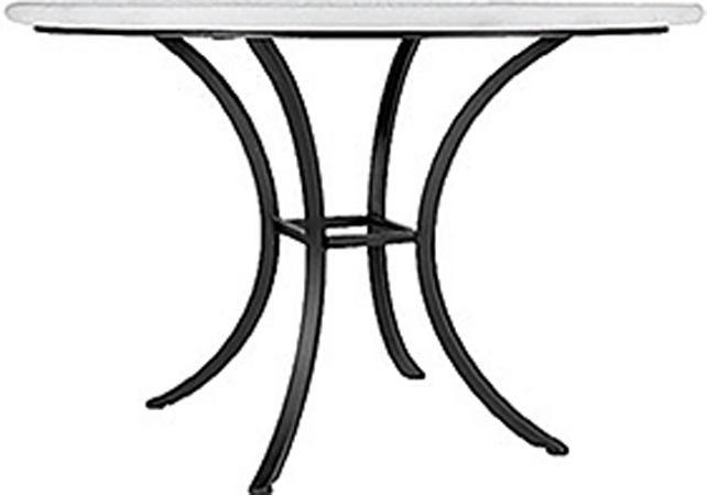 36" Aluminum Classic Round Conversation Table Base