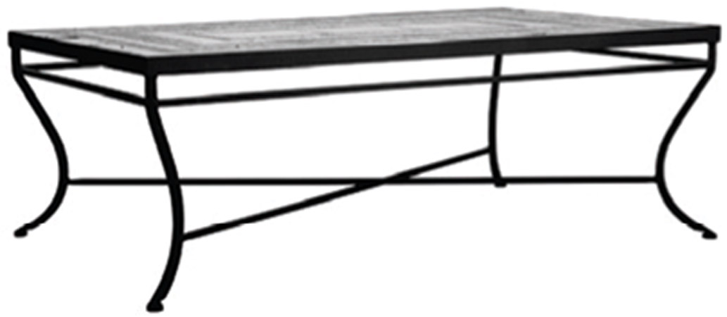 48" Aluminum Classic Rect. Coffee Table Base