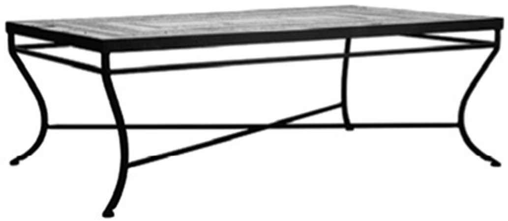 48" Aluminum Classic Rect. Counter Dining Table Base