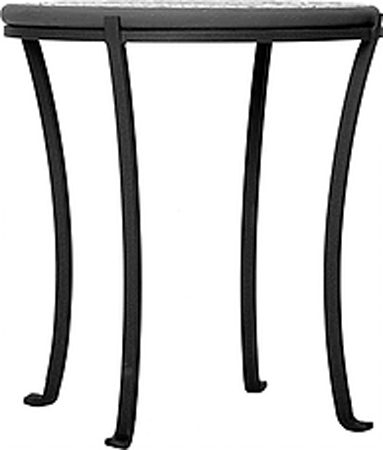 18" Iron Classic Chaise Side Table Base
