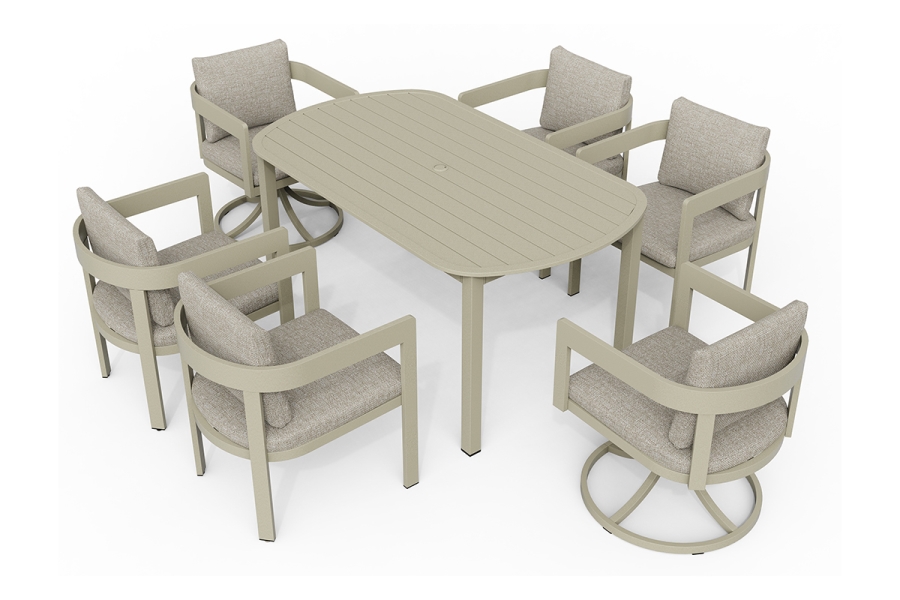 Luis Dining Set Beige