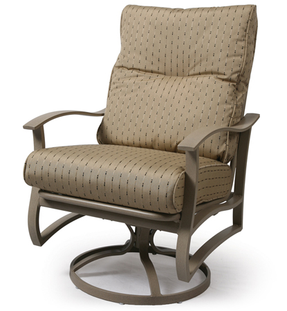 Albany Cushion Spring Swivel Club Chair