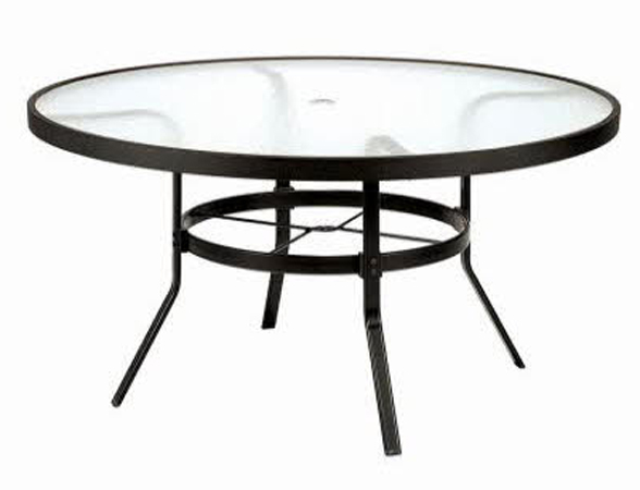 Obscure Glass 48" Round Table