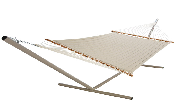 Large Quilted Fabric Hammock - Opal