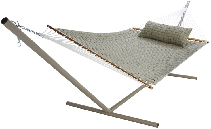 Large Soft Weave Hammock - Flax