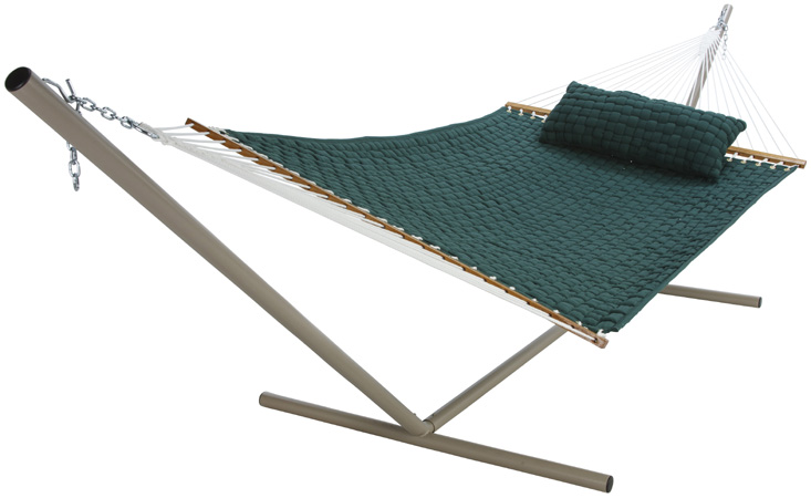 Large Soft Weave Hammock - Green