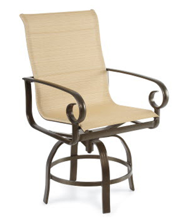 Veneto Sling Swivel Balcony Height Stool