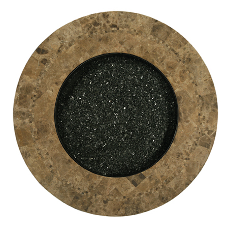 42" Rd Marble X Firepit Top