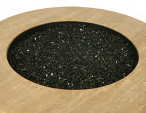 Fire Glass 30 lbs  (Rd Pan) 