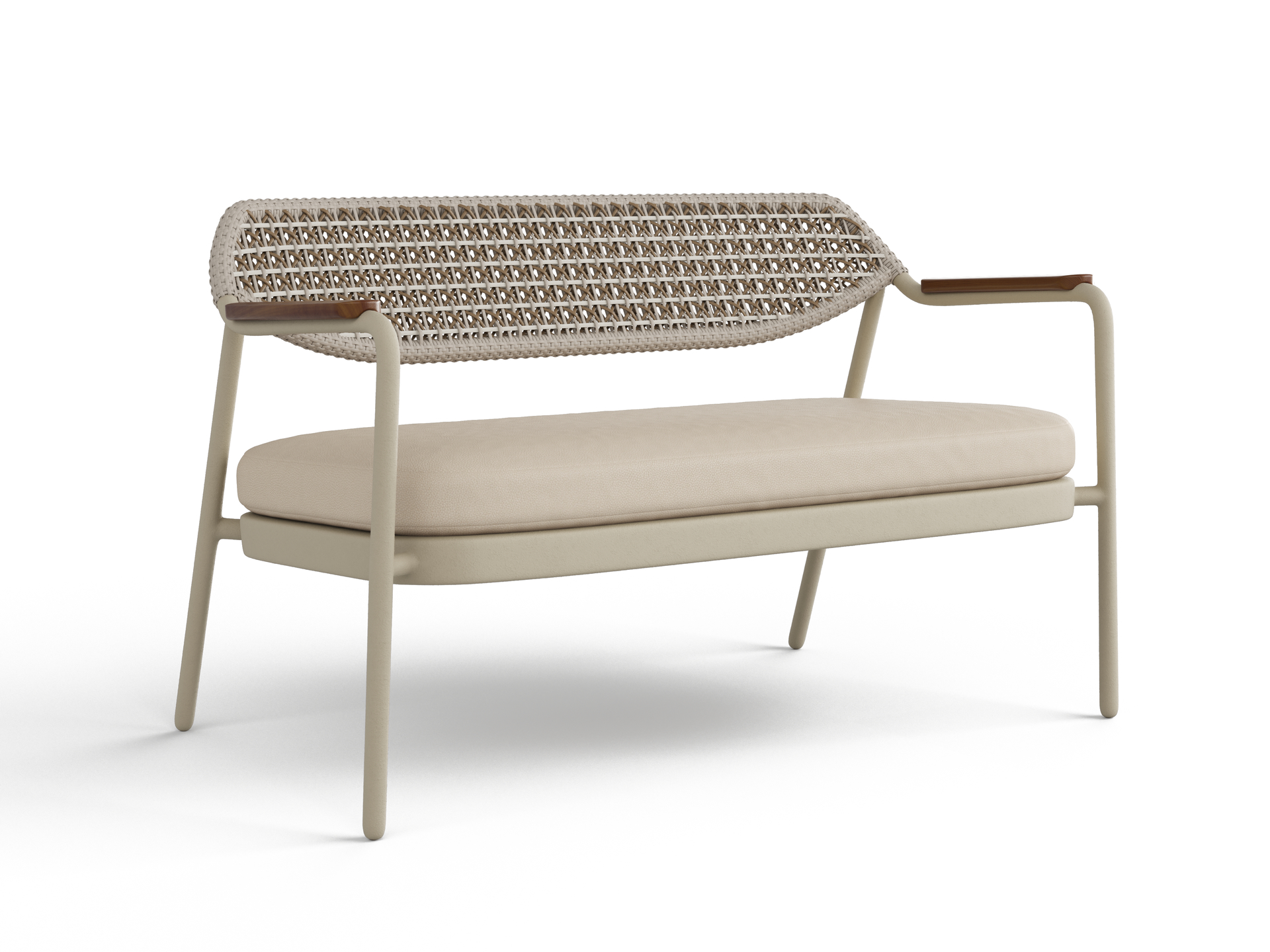 Aeris Loveseat in Ipe