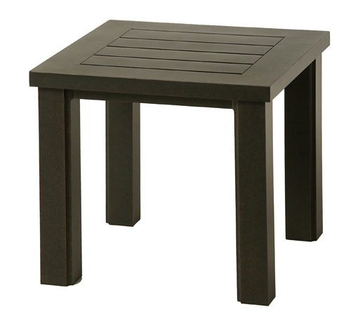 Sherwood 24" Square Slat End Table