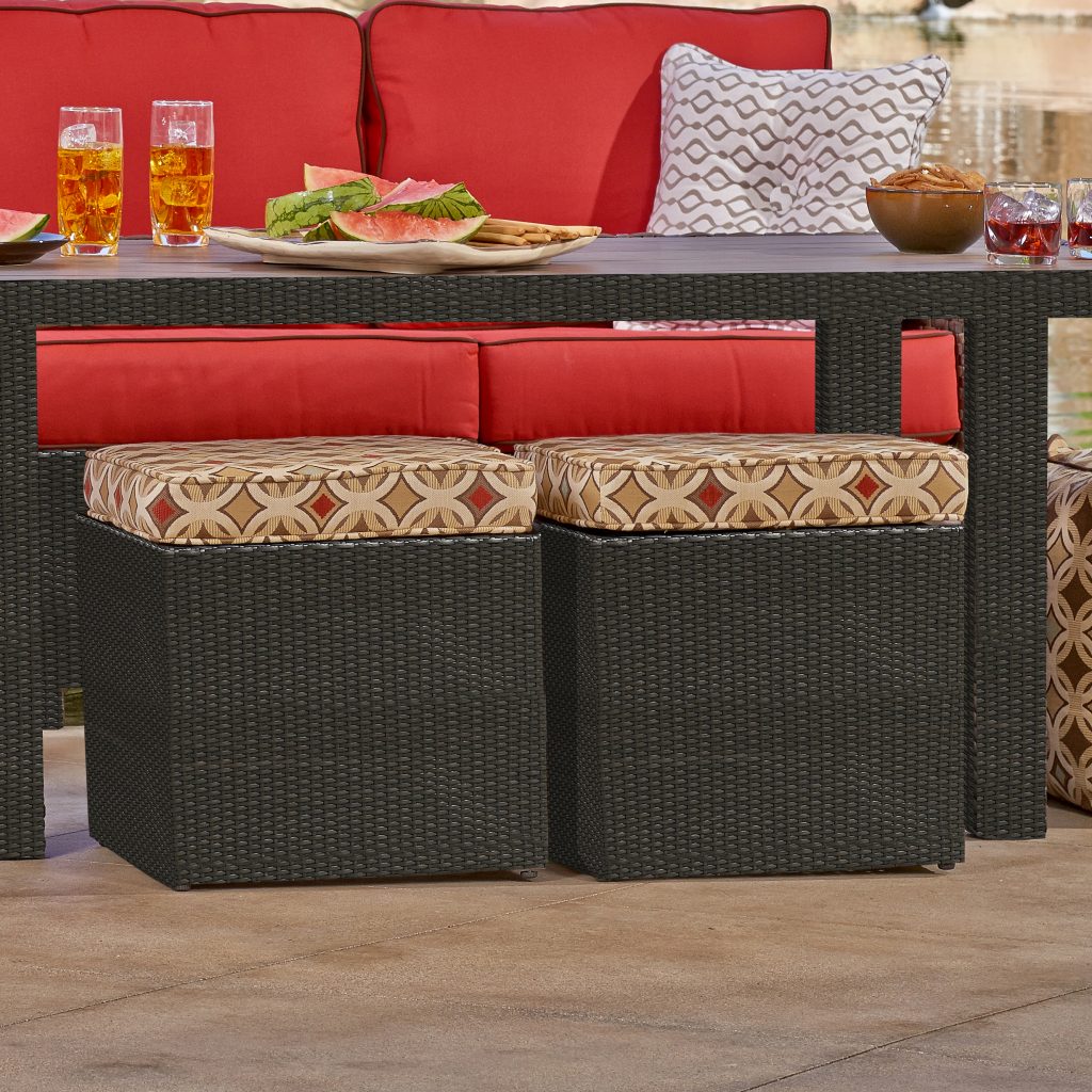 Universal Cube Ottoman – Flat Weave