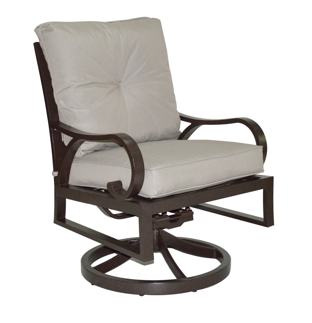 Key Largo Cushioned Dining Swivel Rocker