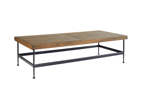 Rectangular Coffee Table w/ 2 Ipe Tops