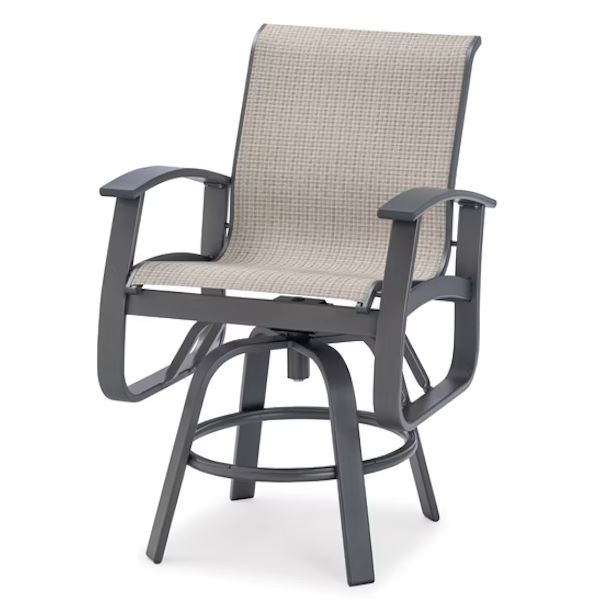 Bar Height Swivel Arm Chair