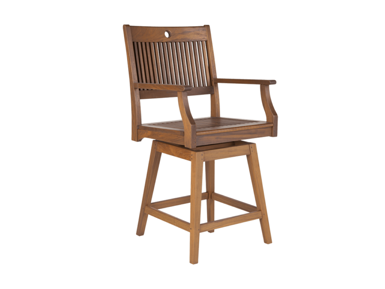 Opal Swivel Counter Height Arm Chair