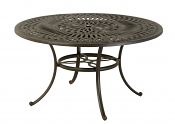 Mayfair 54" Round Inlaid Lazy Susan Table