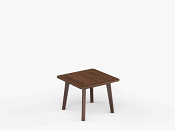24" Square Ipe Side Table