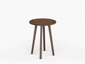 28" Round Ipe Hi-Dining Table