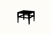 Malibu 21" Square End Table