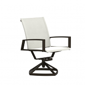 Arc Sling Swivel Rocker Dining Chair