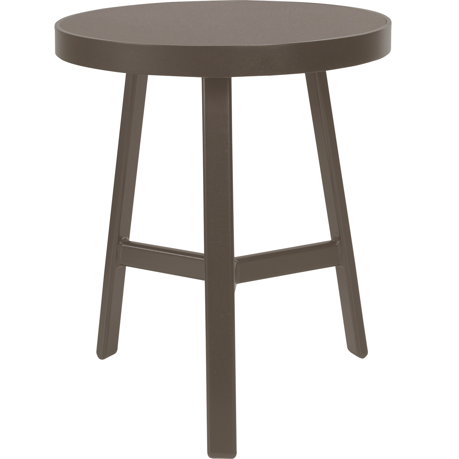 Marin 18" Rd. Side Table With Metal Top