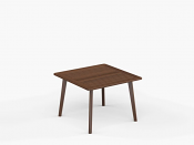 41" Square Ipe Dining Table