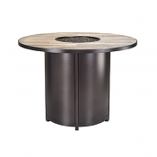 54" Rd. Counter Height Elba Aluminum Fire Pit