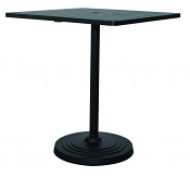 36" Square Pedestal Counter Height Table