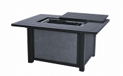 Inverness 37" x 49" Rectangular Sling Side Fire Pit Table