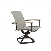 Harbour Sling Swivel Rocker Dining Chair