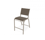 Balcony Height Stacking Armless Cafe Chair