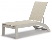 Stacking Armless Chaise w/ Wheels