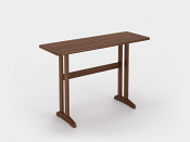 54" Counter Height Ipe Rail Table