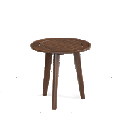 18" Round Ipe Side Table