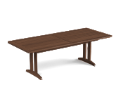 90" Rectangular Ipe Dining Table