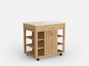 Sage Teak Serving Buffet (Silica)