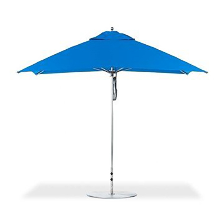 8'x10' Rectangular Fiberglass Crank Auto Tilt Market Umbrella